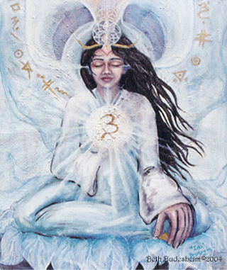 Iris, goddess painting