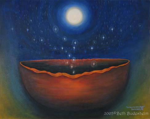 shaman's bowl visionary painting
